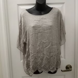 👠LA SIGNORIA Italian Silk Blend Blouse👠